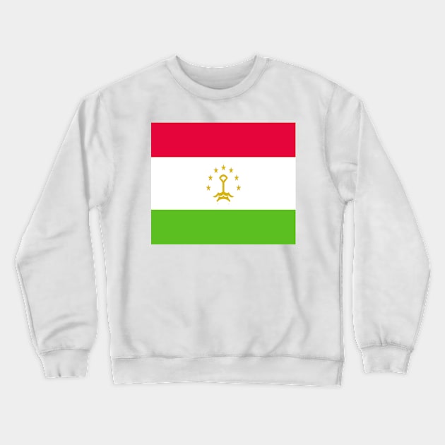 Flag Tajikistan Crewneck Sweatshirt by flag for all